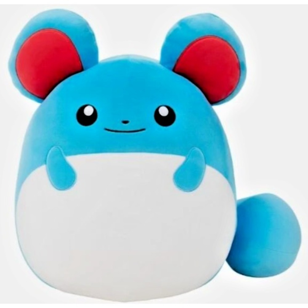 Pokemon Squishmallows Marill 14" Plush Blue Water Type Soft Toy New With Tags
